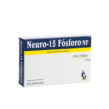 Neuro-15 Fósforo NF Suplemento Dietario Incobra Caja x 20 Cápsulas  