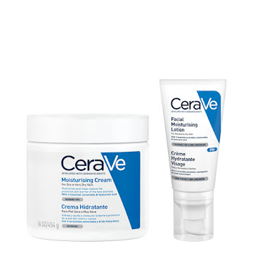 Combo Cerave Crema Hidratante Corporal x 454 gr + Locion Facial PM x 52 ml  