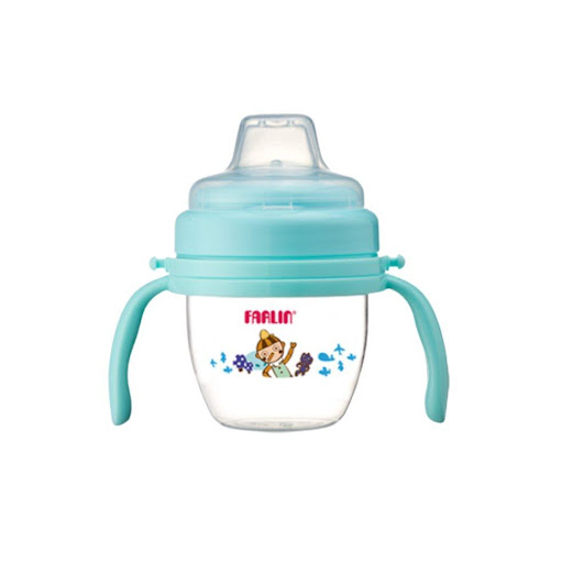 Vaso Con Boquilla Rosado 4oz X 1 Und Farlin Vaso Azul 4oz 4m+ x 1