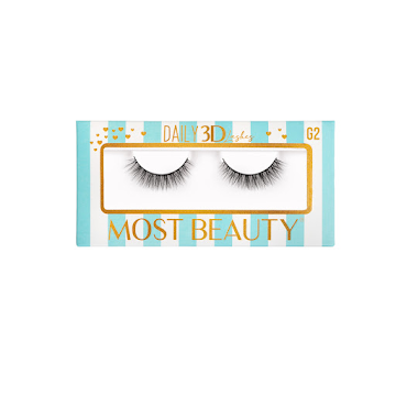 Pestañas Postizas Most Beauty Línea Natural #G2 x 1 und  