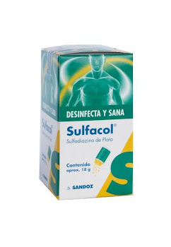 Sulfacol Frasco X18g.   Novartis Sulfadiazina De Plata                   