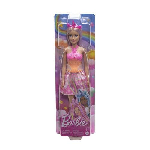 Muñeca Barbie Fantasía Unicornio Falda De Ensueño Rosa Barbie  x 1 