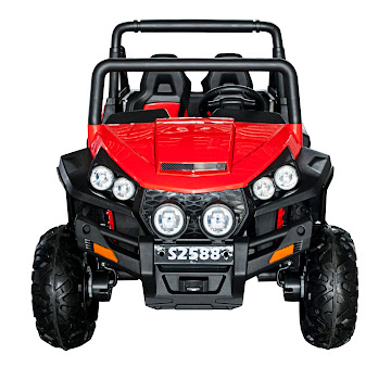 Solo Online Carro Electrico Vehiculo   Tipo Polaris Con Ruedas Super Tire Red 