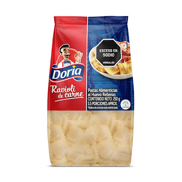 Pasta Doria Ravioli De Carne x 250 gr  