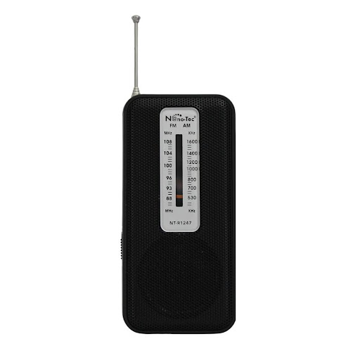 Radio de Bolsillo AM/FM Alta Sensibilidad NANOTEC Unidad x 1 
