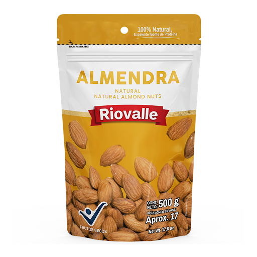 Frutos Secos Riovalle Almendra Natural Megamarket Bolsas Doypack x 1