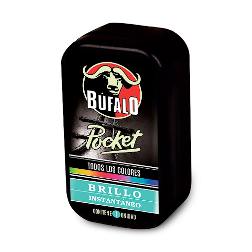 Betún Búfalo Pocket Brillo Instantáneo Para Todo Color x 1 und