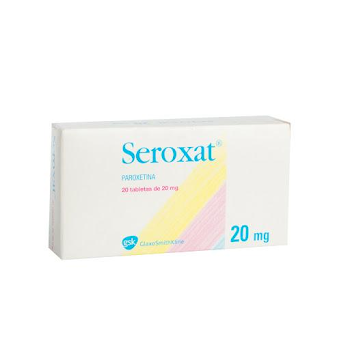 Seroxat Paroxetina 20 mg Gsk Caja x 20 Tabletas  