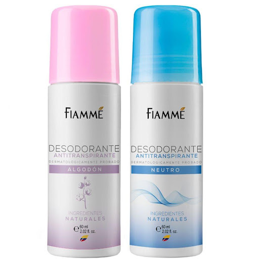 Kit desodorante roll-on Fiamme Algodón + Neutro x2 60 ml Fiamme Desodorante x 2 