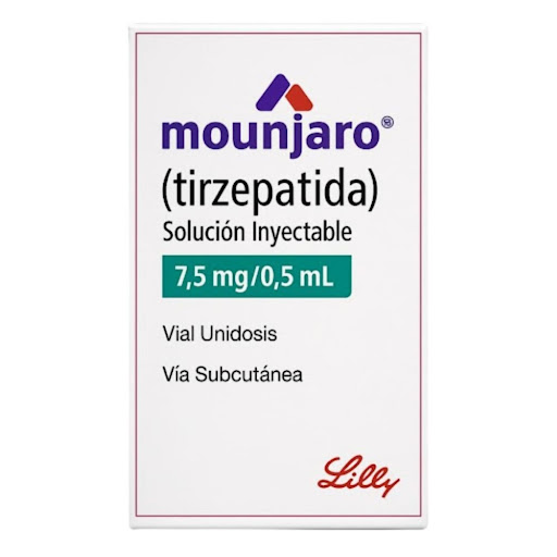 Mounjaro Tirzepatida 7.5 mg/0.5ml Lilly Caja x 1 dosis