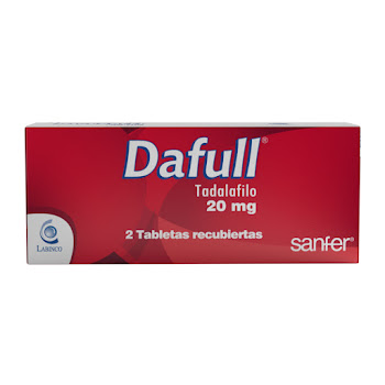 Dafull Tadalafilo 20mg Labinco Caja x 2 Tabletas   
