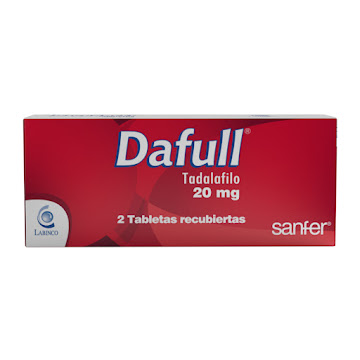 Dafull Tadalafilo 20mg   Labinco Caja x 2 Tabletas 