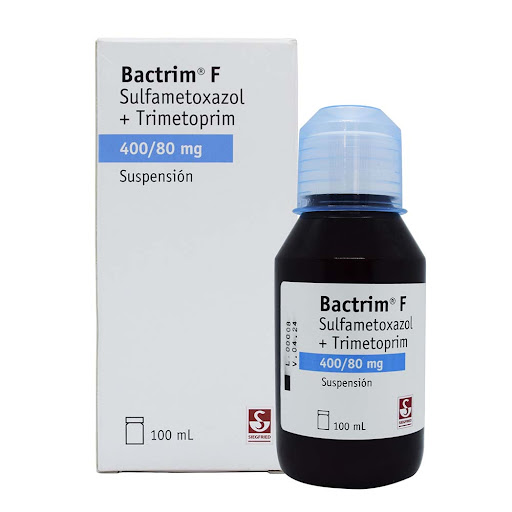 Bactrim F Sulfametoxazol + Trimetoprim 400/80mg Siegfried Frasco x 100 ml