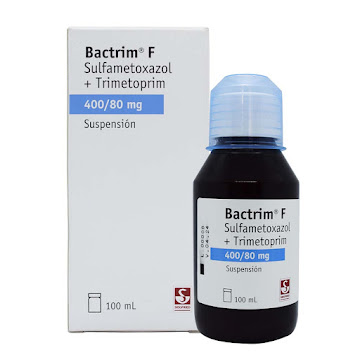 Bactrim F Sulfametoxazol + Trimetoprim 400/80mg Siegfried Frasco x 100 ml  