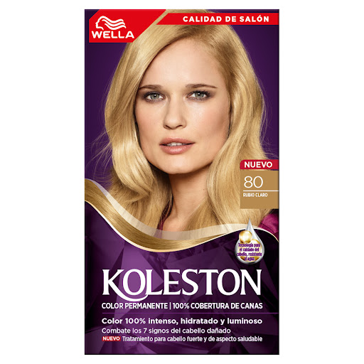 Kit Tinte Koleston Rubio   Claro # 80 x 70 ml