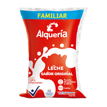 Leche Alquería Sabor Original Bolsa x 1 L  