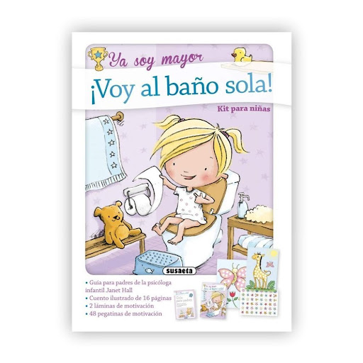 Voy Al Baño Sola!, Ya Soy Mayor (t.d) Susaeta Ediciones Libro x 1.0 VOY AL BAÑO SOLA!, YA SOY MAYOR (T.D)   Cuando los bebés se hacen mayores, no usan los pañales. ¡Esta niña ya ha aprendido a ir al baño sola!   DETALLE DEL PRODUCTO  Colección: Ya soy mayor Encuaderna