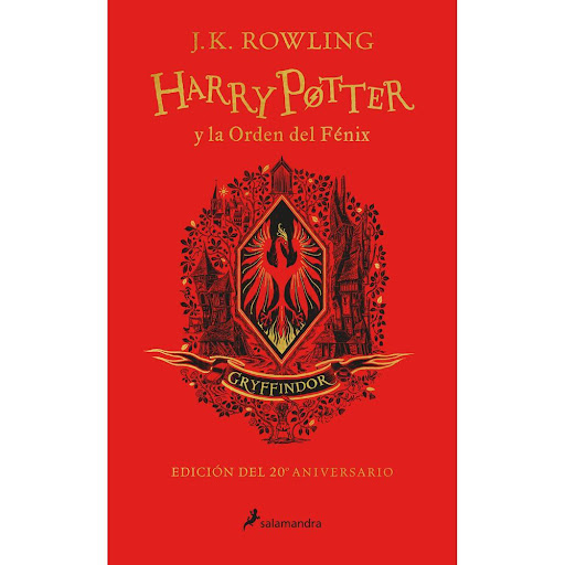 Harry Potter 5 Y La Orden Del Fénix. Ed. Gryffindor 20 Aniv. SALAMANDRA Libro x 1.0 Harry Potter 5 Y La Orden Del Fénix. Ed. Gryffindor 20 Aniv.   «El director cree que no es conveniente que eso continúe ocurriendo. Quiere que te enseñe a cerrar tu mente al Señor Tenebroso.» Son malo