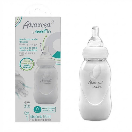 Biberon Cuello Estándar 4 Onzas  Advanced - Evenflo EVENFLO UNIDAD x 1 UND Biberón Advanced By Evenflo® Cuello Estándar Anticólicos 120ml/4oz

Ideal para bebés de 0 a 3 meses.

Flujo Lento

Edad: De 0 a 3 meses