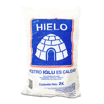 Hielo Iglu Bolsa 100% Micro Filtrado x 2 kg  