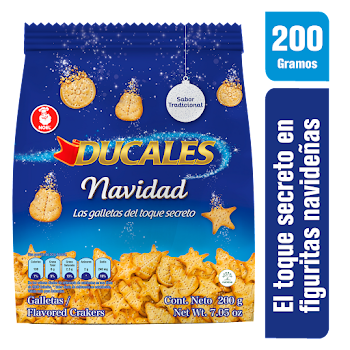 Galletas Ducales Navidad Tradicional x 200 gr  