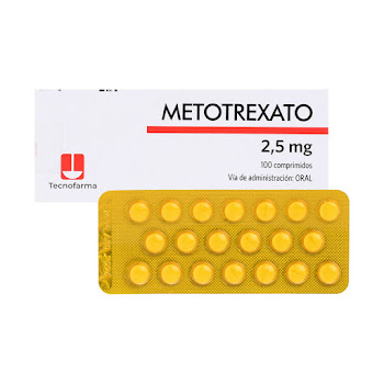 Metotrexato 2.5mg Tecnofarma Fracción Blíster x 20 Comprimidos  