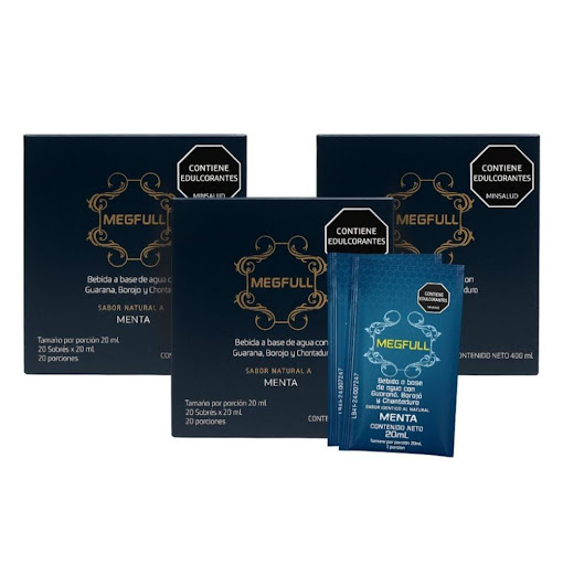 BEBIDA A BASE DE AGUA CON CONCENTRADO DE GUARANÁ, BOROJÓ, CHONTADURO X 20 SOBRES DE 20ML x 3 UNIDADES - MEGFULL MEGFULL POR SOBRES x ML BEBIDA A BASE DE AGUA CON CONCENTRADO DE GUARANÁ, BOROJÓ, CHONTADURO X 20 SOBRES DE 20ML - MEGFULL