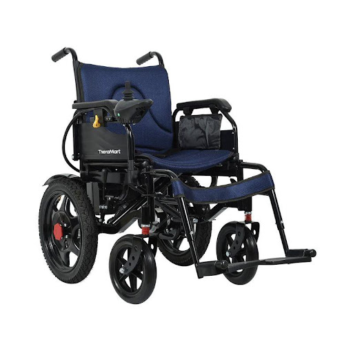 Silla De Ruedas Theramart Eléctrica TM2500 THERAMART Individual x 1 Mejora tu calidad de vida en todos los aspectos: movilidad, guardado, durabilidad y confort. TheraRider cuenta con un diseño plegable y ligero que la hace fácil de transportar y guardar en cualquier l