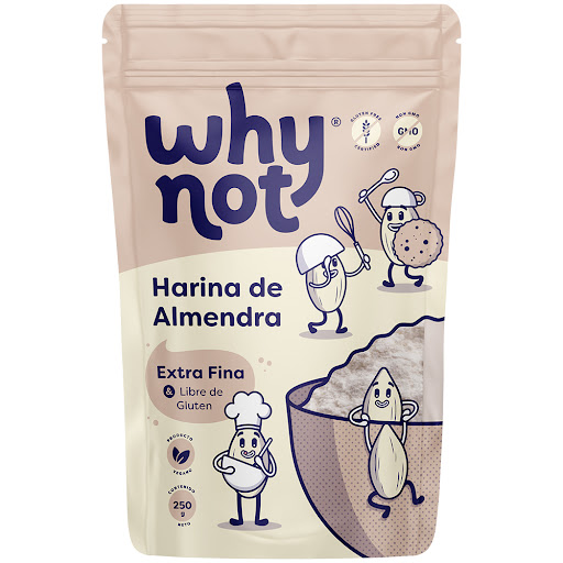 Harina De Almendras Why   Not Extra Fina x 250 g