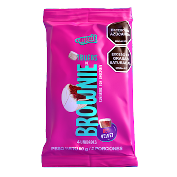 Trufa Muii Red Velvet   Paquete x 4 und  