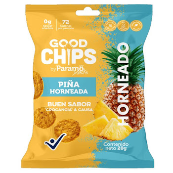 Pasabocas Good Chips Piña Horneada x 20 gr  