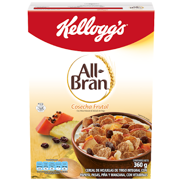 Cereal Kellogg´S   All-Bran Cosecha Frutal X360g                       