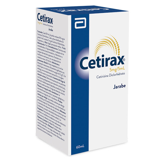 Cetirax Cetirizina Diclorhidrato 5mg/5ml Lafrancol Frasco x 60 ml