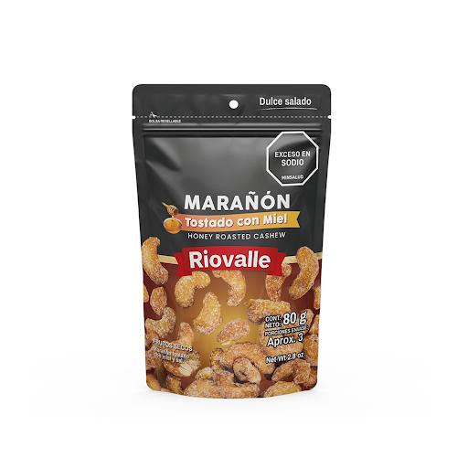 Frutos Secos Tostado Salado Con Miel Riovalle Megamarket Bolsas Doypack x 1 Frutos Secos Tostado Salado con Miel RIOVALLE X 80 Gr, mezcla crocante con equilibrio entre sal y miel. Snack práctico y listo para consumir, ideal para media mañana o tarde. RIOVALLE garantiza calida
