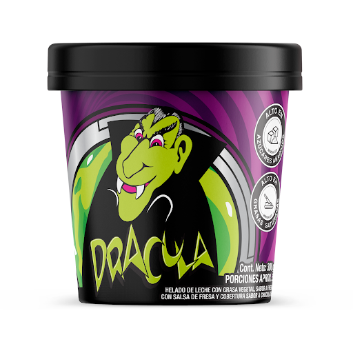 Helado Drácula 