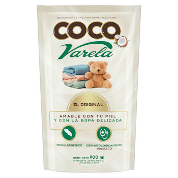 Jabón Coco Varela Detergente Líquido x 900 ml  