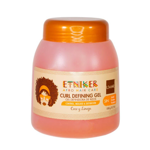 GEL DEFINIDORA DE RIZOS ETNIKER 1000g ETNIKER 1000 x 1 Curl Defining Gel de ETNIKER está enriquecida con Coco y Linaza que aportan el balance perfecto para controlar, moldear, definir y mantener las texturas del cabello ondulado, rizado y afro durante más