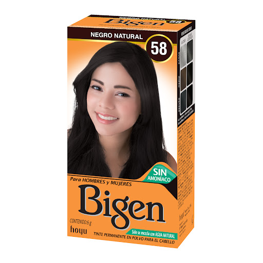 Tinte Bigen Negro Natural #58 x 6 gr