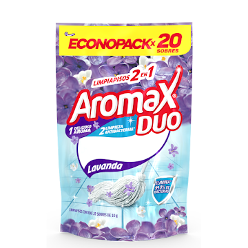 Limpiador De Pisos Aromax Duo Lavanda Dpk de 10 gr x 20 und  