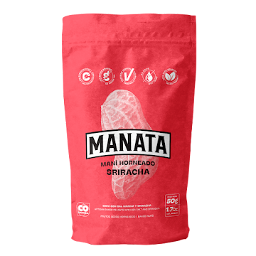 Maní Horneado Manata   Sriracha Paquete x 50 gr  