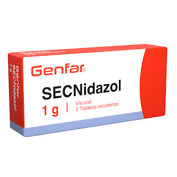 Secnidazol Genfar 1 gr Caja x 2 Tabletas  