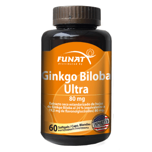 Ginkgo Biloba 80 mg Frasco x 60 Softgels  