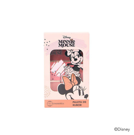 Paleta De Rubor Minnie Mouse 3 Tonos Miis Cosmetics MIIS COSMETICS paleta de rubores x 1 Paleta Rubores con 1 fórmula cremosa acabado luminoso natural y 2 compactos en polvo mate. Fácil aplicación, fórmulas suaves y construibles de larga duración. Ideal para uso diario o profesional. Cont