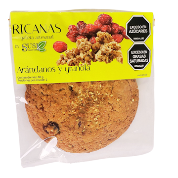 Galleta Ricana Susi Arándanos y Granola x 60 gr   