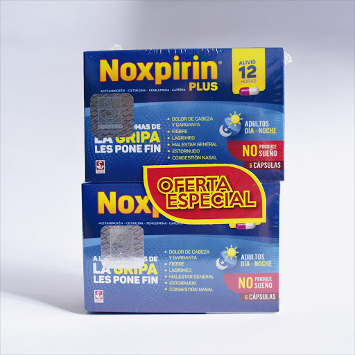  Noxpirin Plus 2 Cajas x 6 Cápsulas