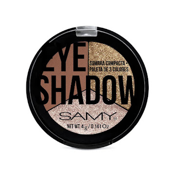 Sombra Samy Compacta   Trío # 22 Nude Glam x 4 gr  