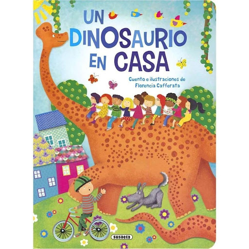 Un Dinosaurio En Casa (t.d) Susaeta Ediciones Libro x 1.0 Un dinosaurio en casa  Colección: Mi mascota fantástica Encuadernación: Cartoné con cubierta plastificada brillo y troquelada, interior de cartón ISBN: 9788467775556 Tamaño: 25,2 x 34,2 Páginas: 16  L
