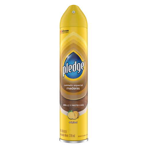 Lustrador De Muebles Pledge En Aerosol Natural Frasco x 378 ml