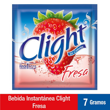 Refresco En Polvo Clight Sin Calorías Splenda Fresa Silvestre x 7 gr  