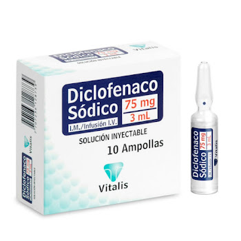 Diclofenaco 75mg/3ml Vitalis Caja x 10 Ampollas   